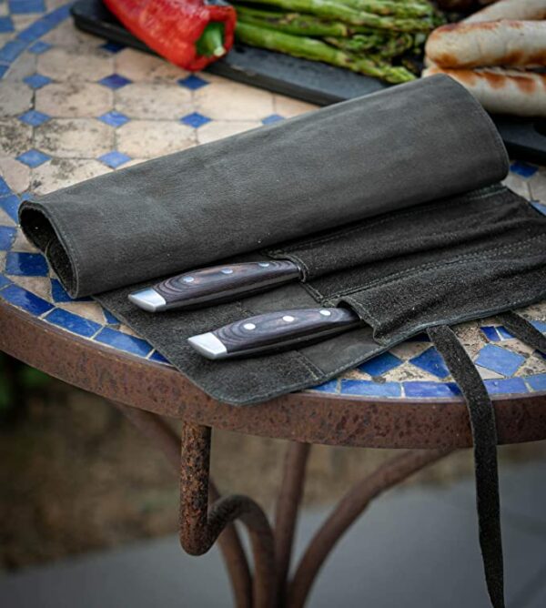 Leather knife bag “Steve” for all amateur and professional chefs - Image 2