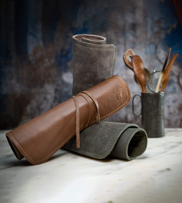 Leather knife bag “Noah” for all amateur and professional chefs - Image 4